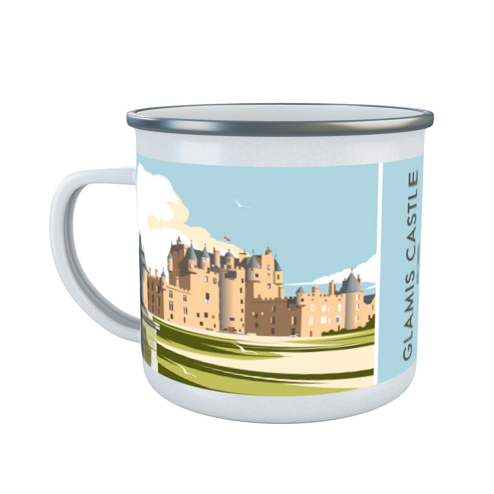 Glamis Castle, Angus, Scotland Enamel Mug