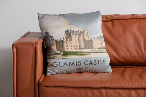 Glamis Castle, Angus, Scotland Cushion