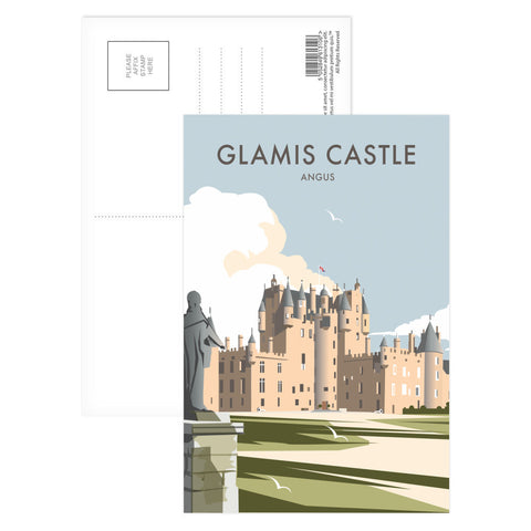 Glamis Castle, Angus, Scotland Postcard Pack of 8