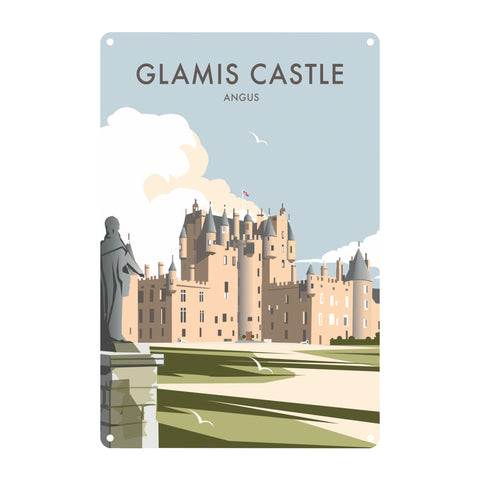 Glamis Castle, Angus, Scotland Metal Sign