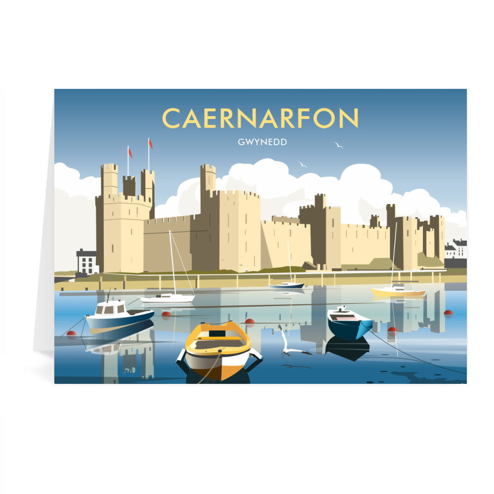 Caernarfon, Gwynedd Greeting Card