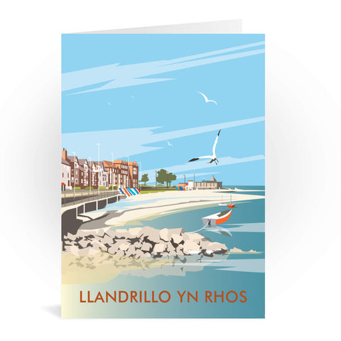 Llandrillo Yn Rhos, Wales Greeting Card