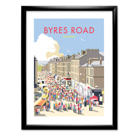 Byres Road, Glasgow - Fine Art Print