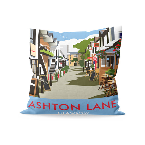 Ashton Lane, Glasgow Cushion