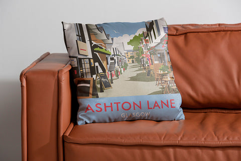 Ashton Lane, Glasgow Cushion