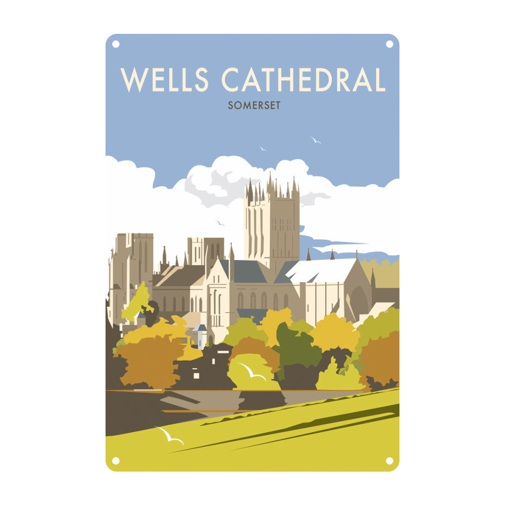 Wells Cathedral, Somerset Metal Sign