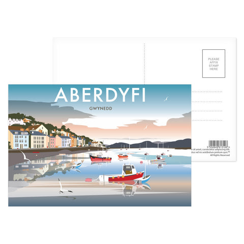 Aberdyfi, Gwynedd Postcard Pack of 8