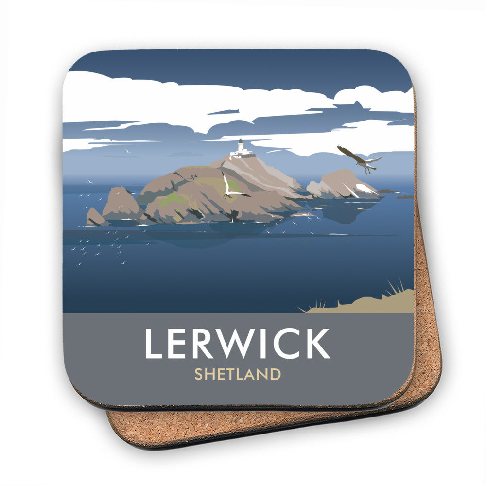 Shetland, Scotland - Cork Coaster