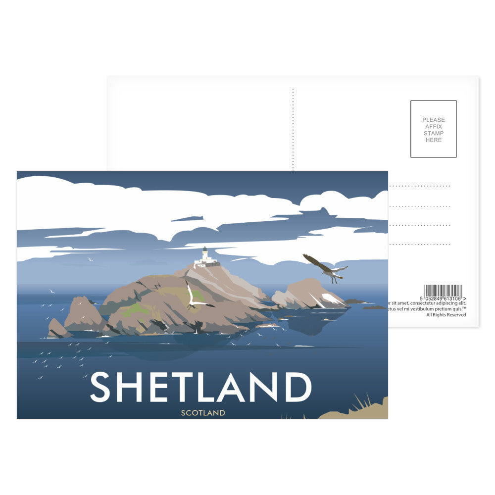 Shetland, Scotland Postcard Pack of 8