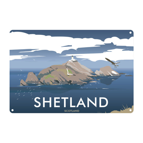 Shetland, Scotland Metal Sign