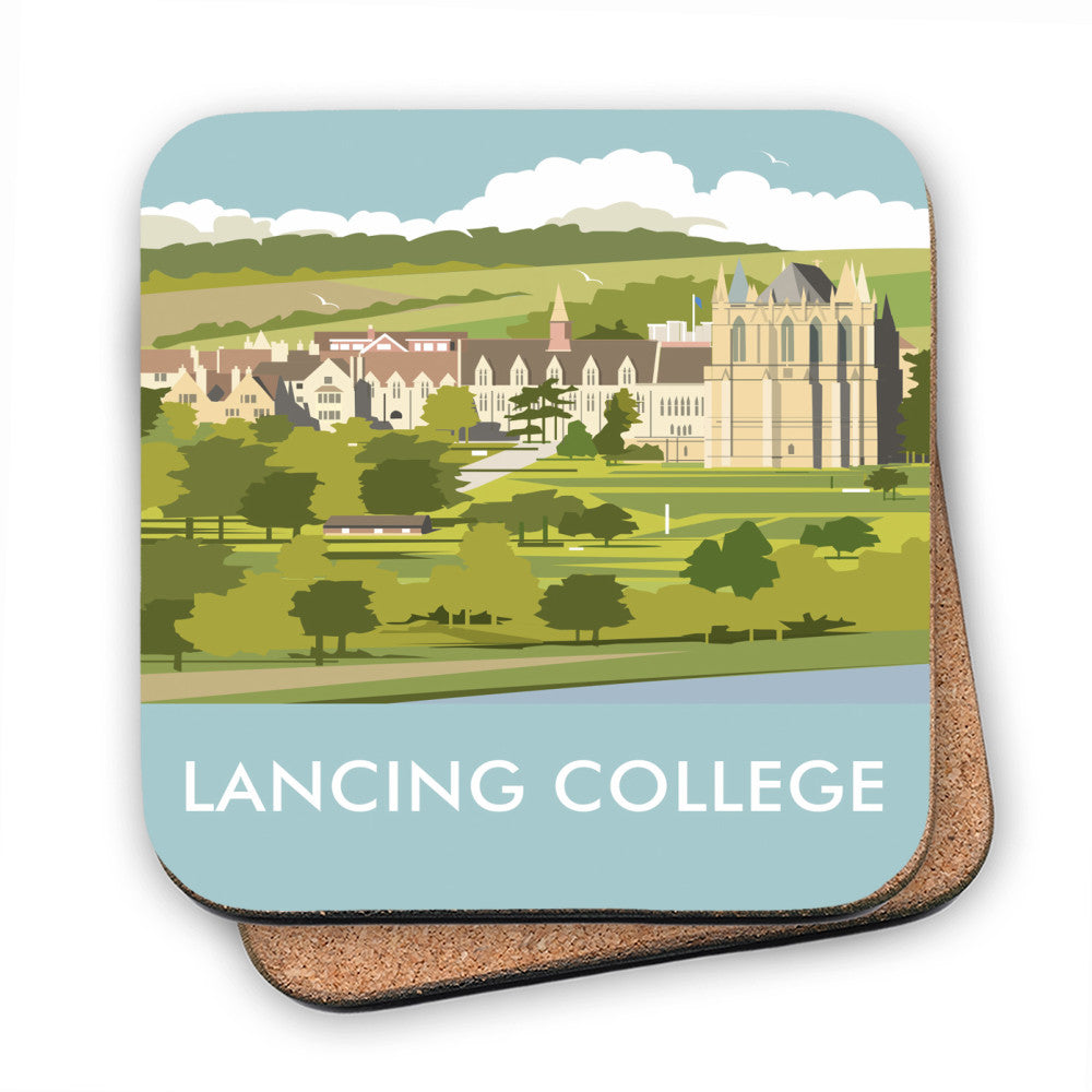 Lancing College - Cork Coaster