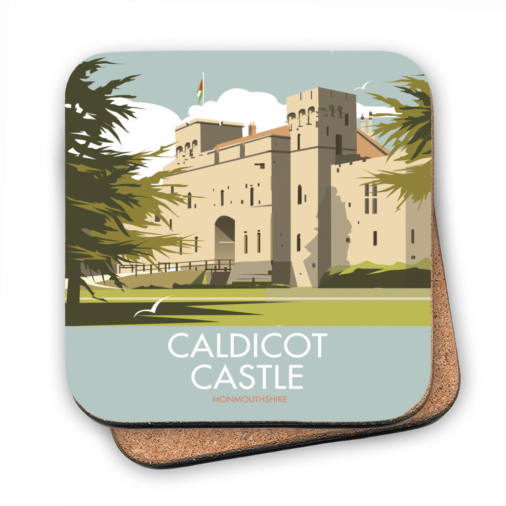 Caldicot Castle, Monmouthshire - Cork Coaster
