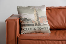 Load image into Gallery viewer, Clock Tower, Leicester Cushion
