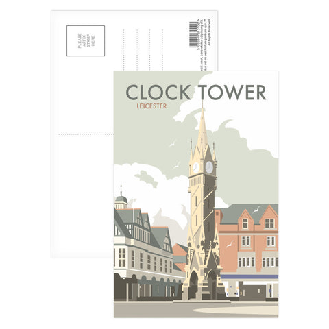 Clock Tower, Leicester Postcard Pack of 8