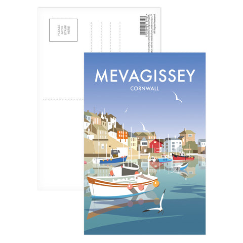 Mevagissey, Cornwall Postcard Pack of 8