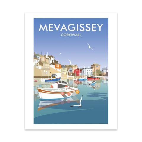 Mevagissey, Cornwall - Fine Art Print