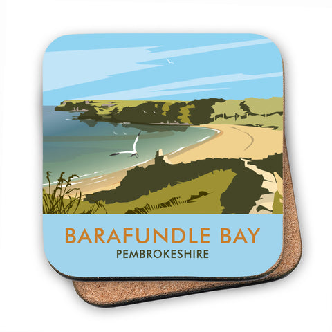 Barafundle Bay, Pembrokeshire - Cork Coaster