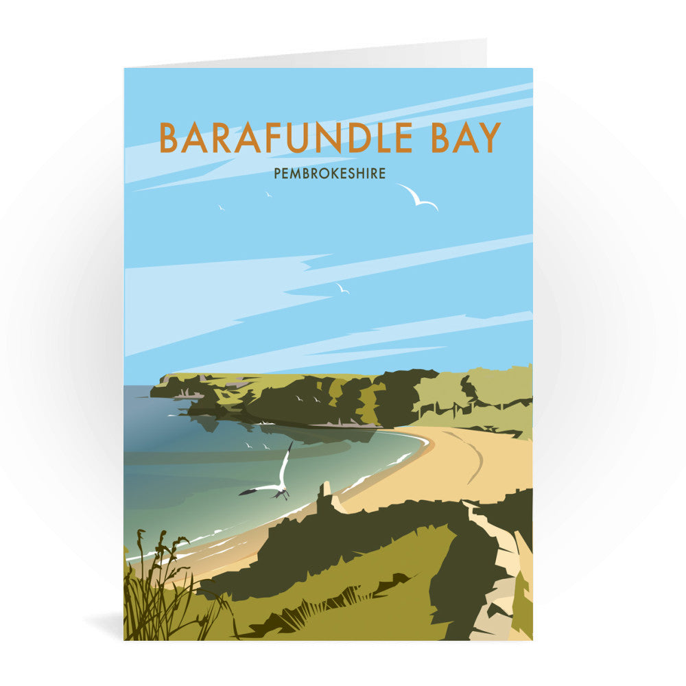 Barafundle Bay, Pembrokeshire Greeting Card