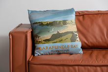 Load image into Gallery viewer, Barafundle Bay, Pembrokeshire Cushion
