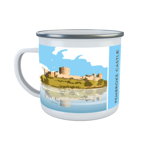 Pembroke Castle, Pembrokeshire Enamel Mug