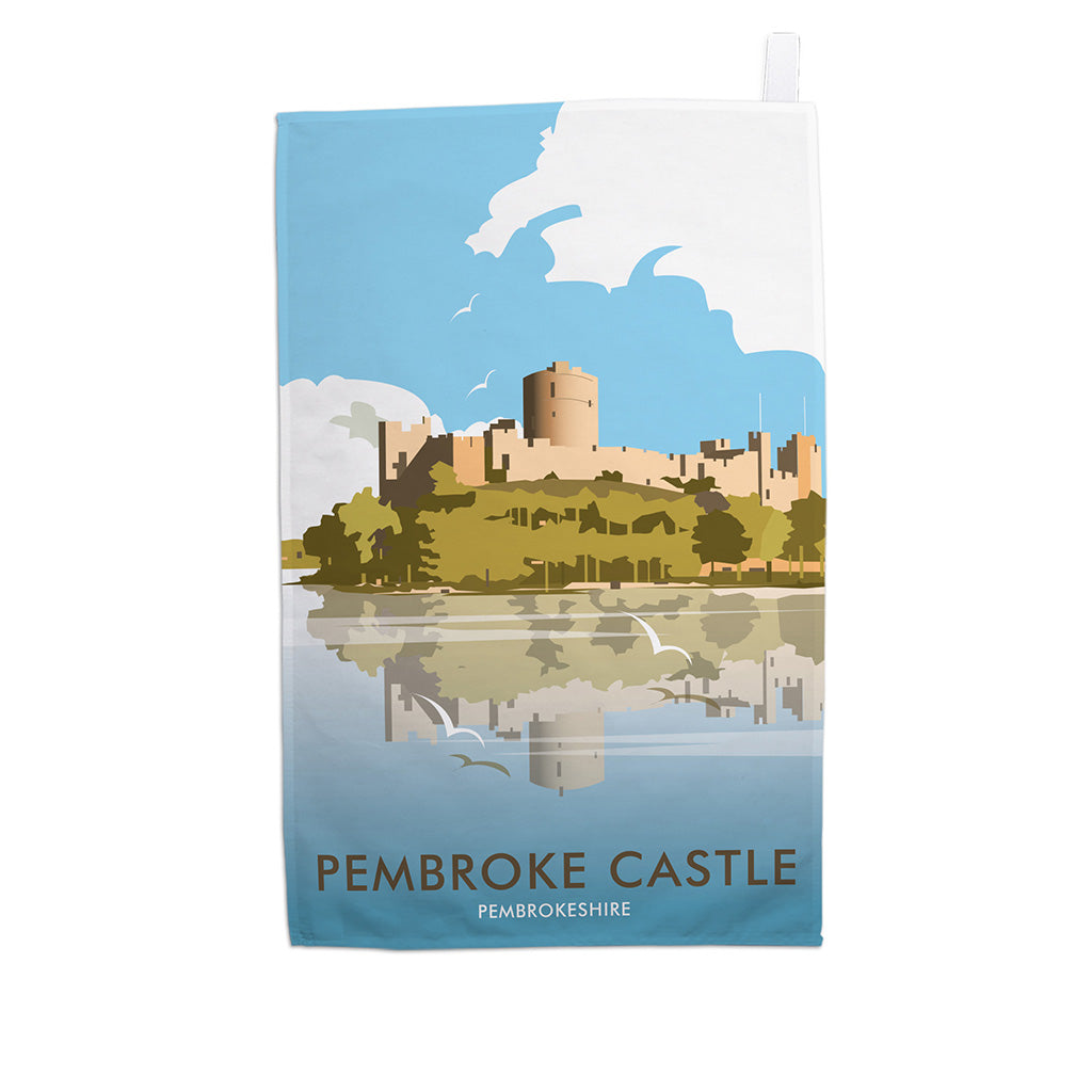 Pembroke Castle, Pembrokeshire Tea Towel