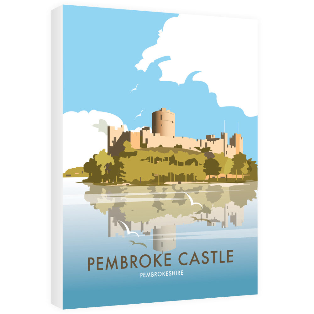 Pembroke Castle, Pembrokeshire, - Canvas