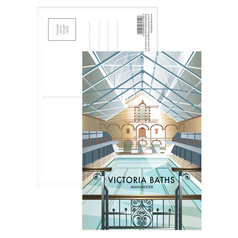 Victoria Baths, Manchester Postcard Pack of 8
