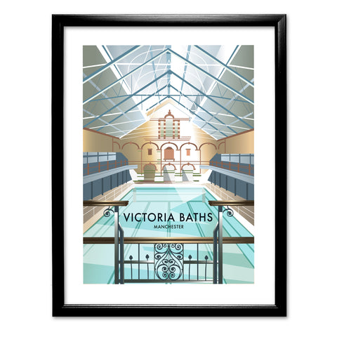 Victoria Baths, Manchester - Fine Art Print