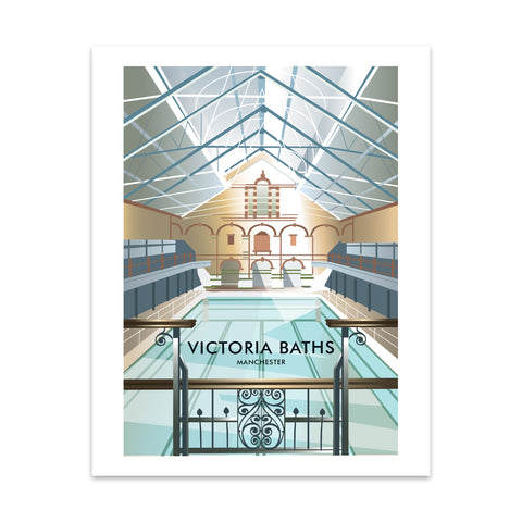 Victoria Baths, Manchester - Fine Art Print