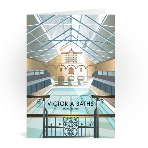 Victoria Baths, Manchester Greeting Card
