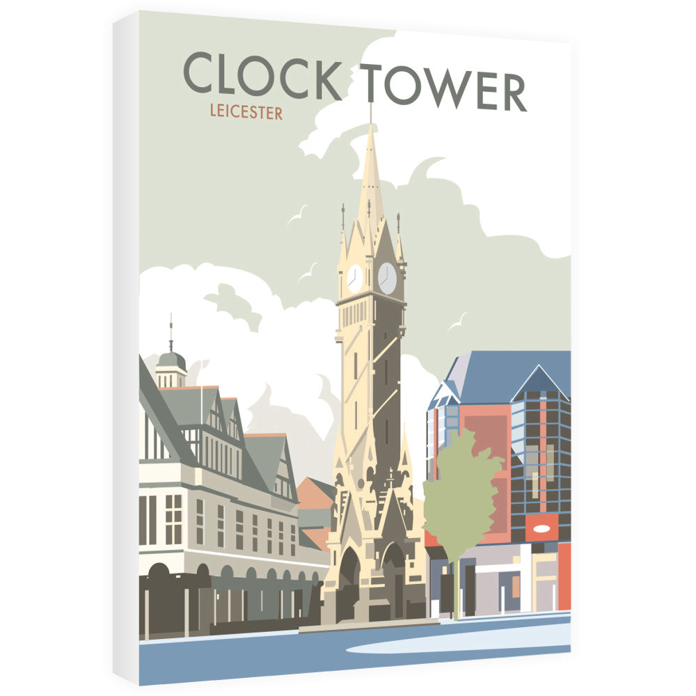 Clock Tower, Leicester - Canvas