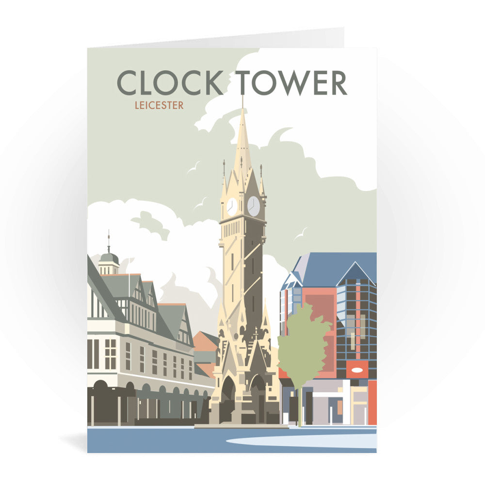 Clock Tower, Leicester Greeting Card