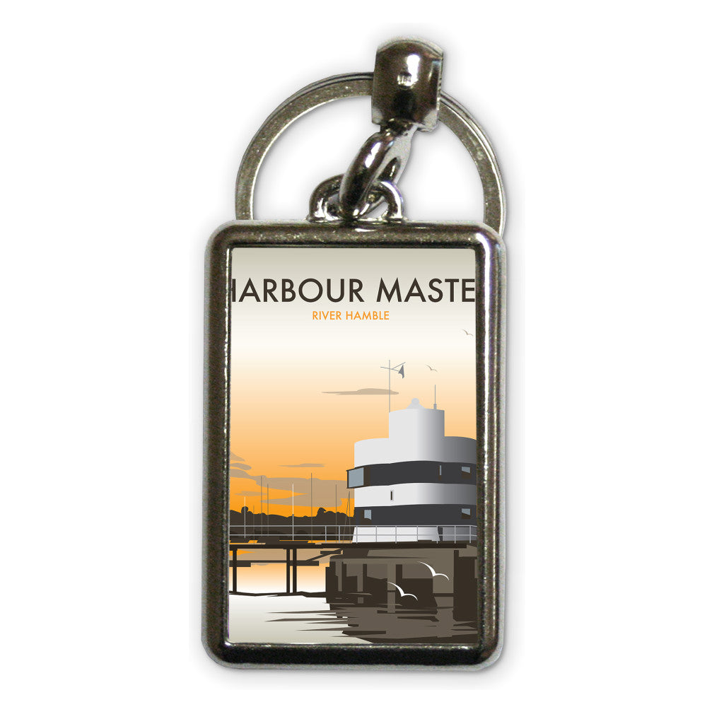 Harbour Master, River Hamble Metal Keyring