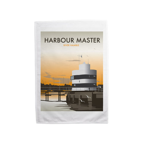 Harbour Master, River Hamble Tea Towel