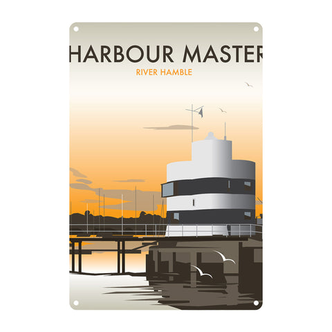 Harbour Master, River Hamble Metal Sign
