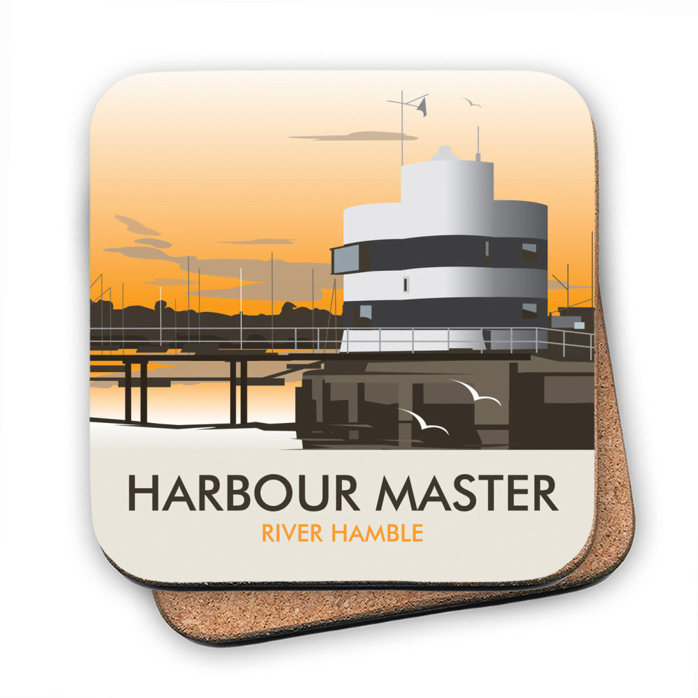 Harbour Master, River Hamble - Cork Coaster