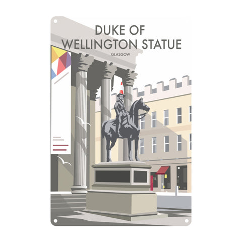 Duke Of Wellington Statue, Glasgow Metal Sign