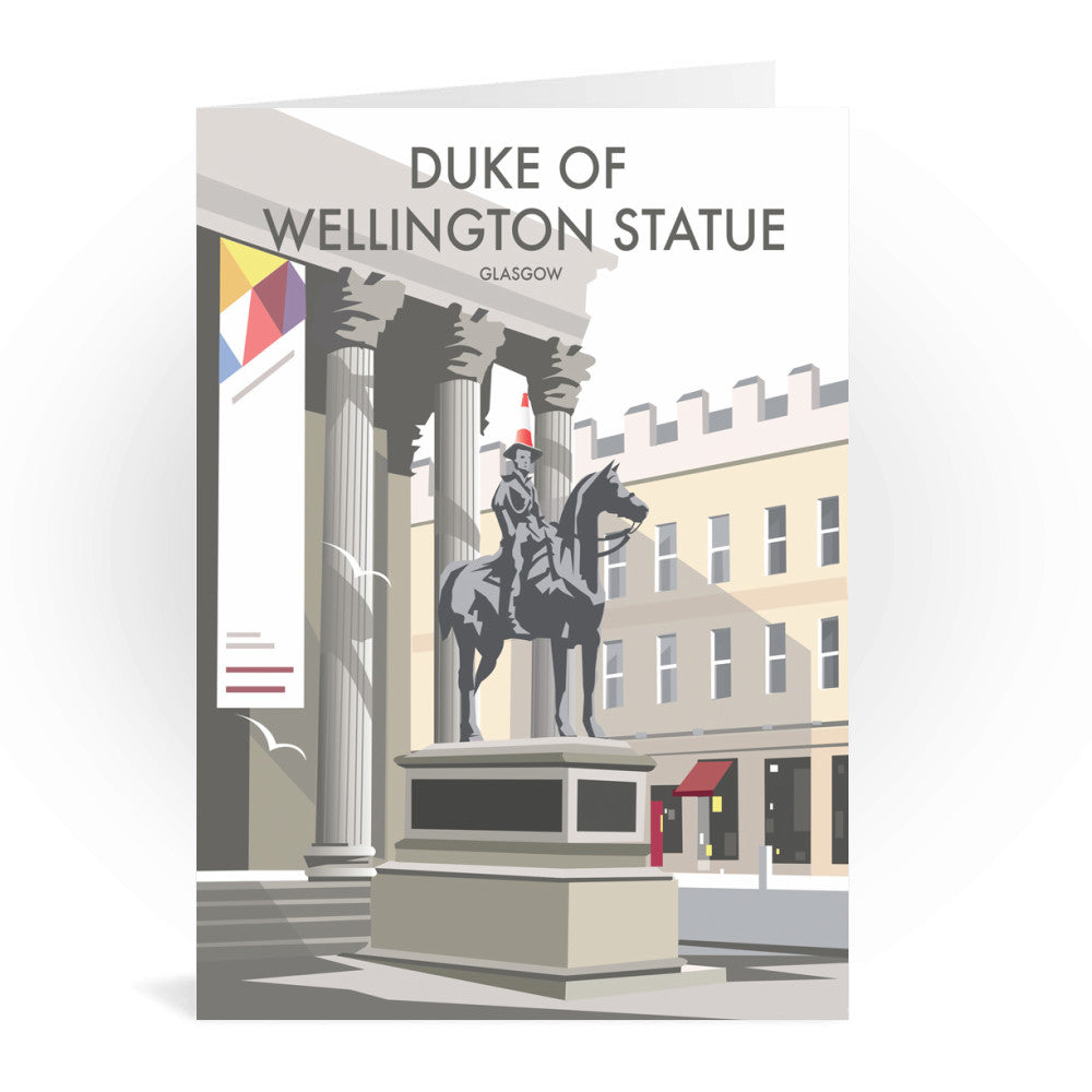 Duke Of Wellington Statue, Glasgow Greeting Card