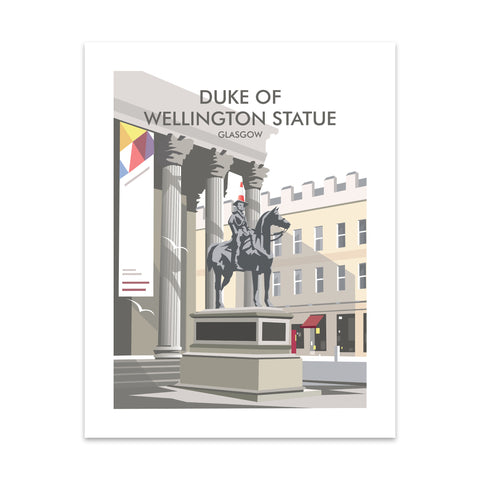 Duke Of Wellington Statue, Glasgow - Fine Art Print