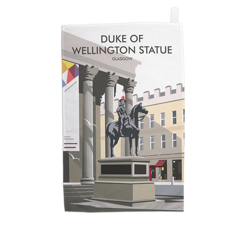 Duke Of Wellington Statue, Glasgow Tea Towel