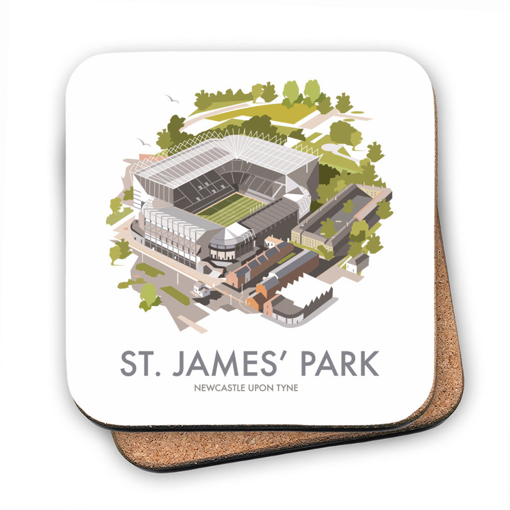 St. James Park, Newcastle Upon Tyne - Cork Coaster