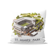 Load image into Gallery viewer, St. James&#39; Park, Newcastle Upon Tyne Cushion
