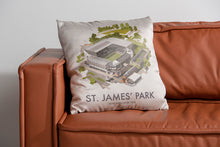 Load image into Gallery viewer, St. James&#39; Park, Newcastle Upon Tyne Cushion
