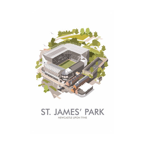 St. James' Park, Newcastle Upon Tyne Metal Sign