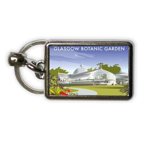 Glasgow Botanic Garden Metal Keyring