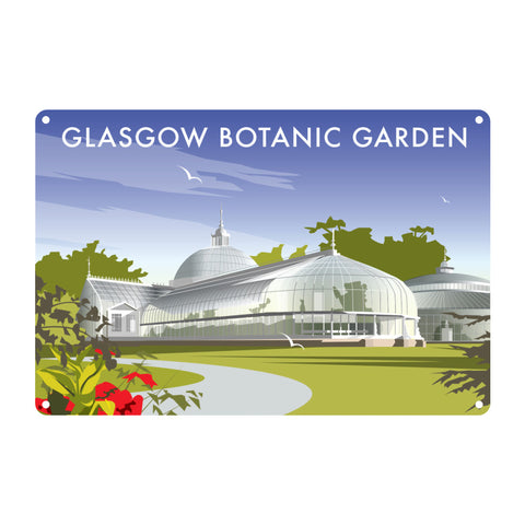 Glasgow Botanic Garden Metal Sign
