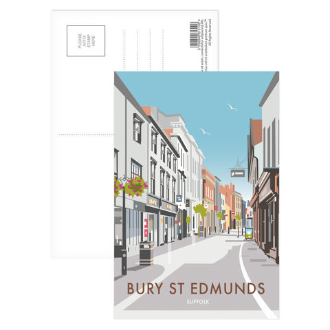 Bury St Edmunds, Suffolk Postcard Pack of 8