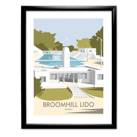 Broomhill Lido, Ipswich - Fine Art Print