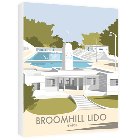 Broomhill Lido, Ipswich - Canvas