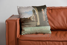 Load image into Gallery viewer, The Courtyard, Dublin Castle Cushion
